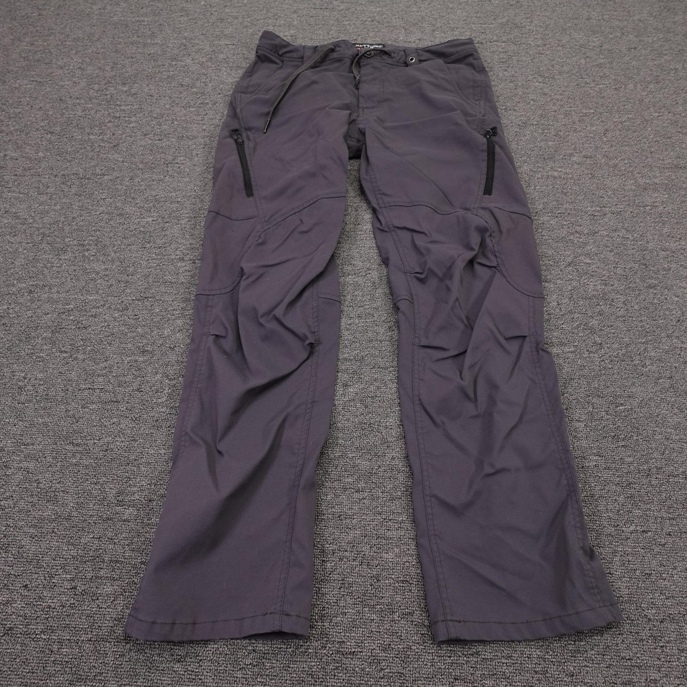 686 Pants Mens 30x30 Gray Anything Collection Hiking Zip Pocket Nylon Outdoor